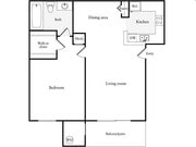 1BR/1BA