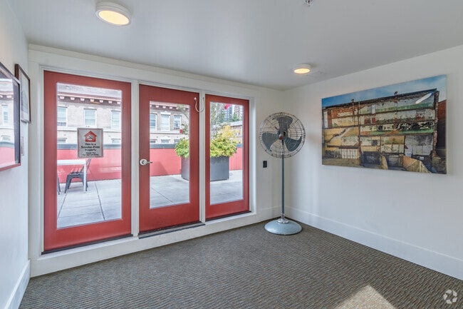 Rooftop Deck Entrance - Louisa Hotel