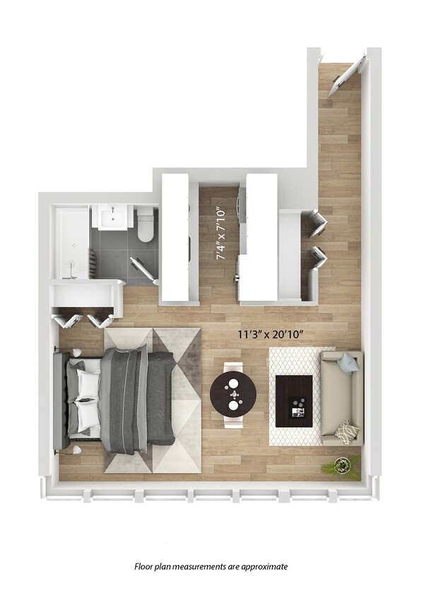 Floor Plan - Studio