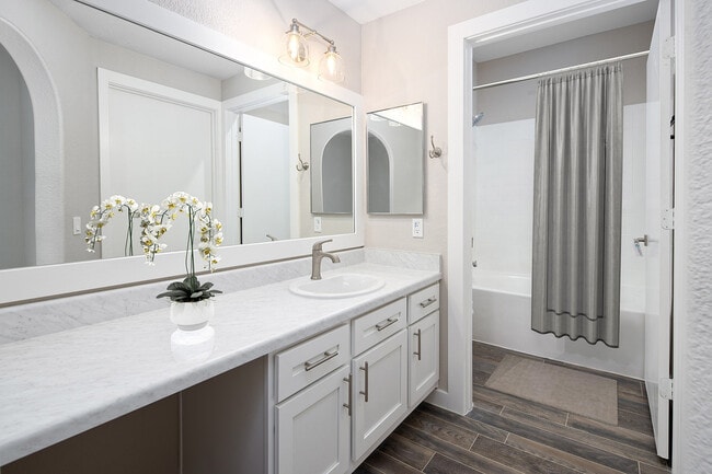 Experience luxury in this elegantly designed bathroom with modern finishes.