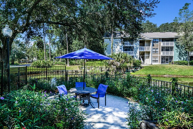 Poolside Dining Area