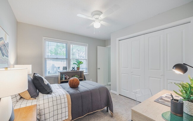 A private guest suite with its own ensuite bath and flexible space.