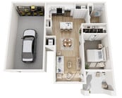 Floor Plan 1C | Seasons at Elgin | Apartments in Elgin, IL
