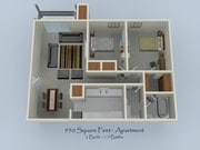 2BR/1.5BA