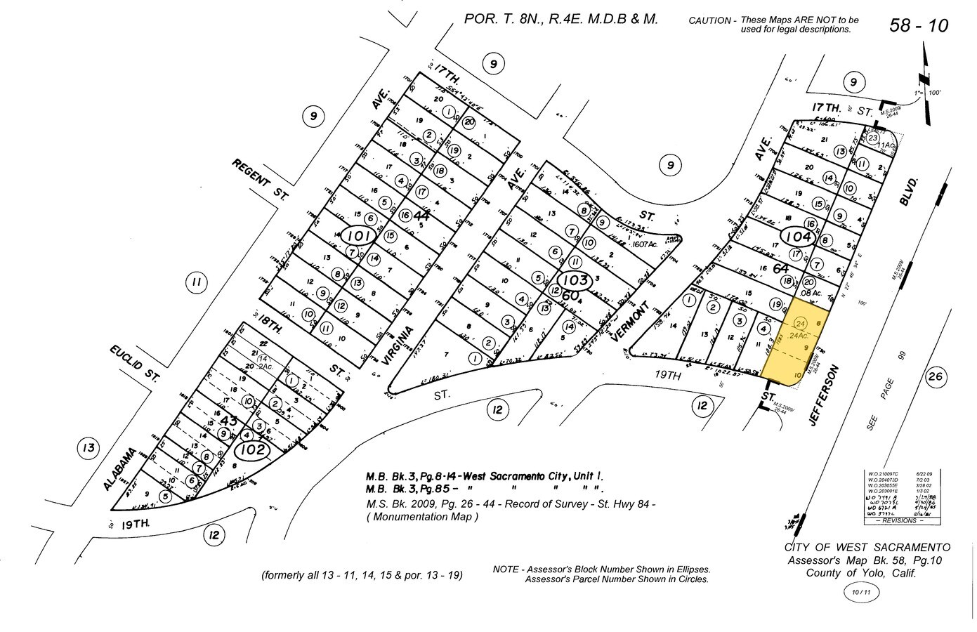 Plat Map - 1730 Jefferson Blvd Apartments