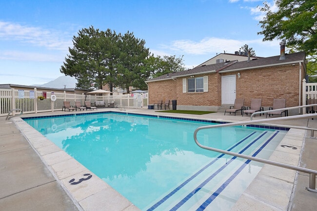 Pool with sundeck