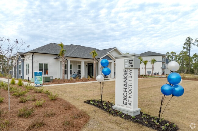 Exchange at North Bay - Leasing Office and Signage