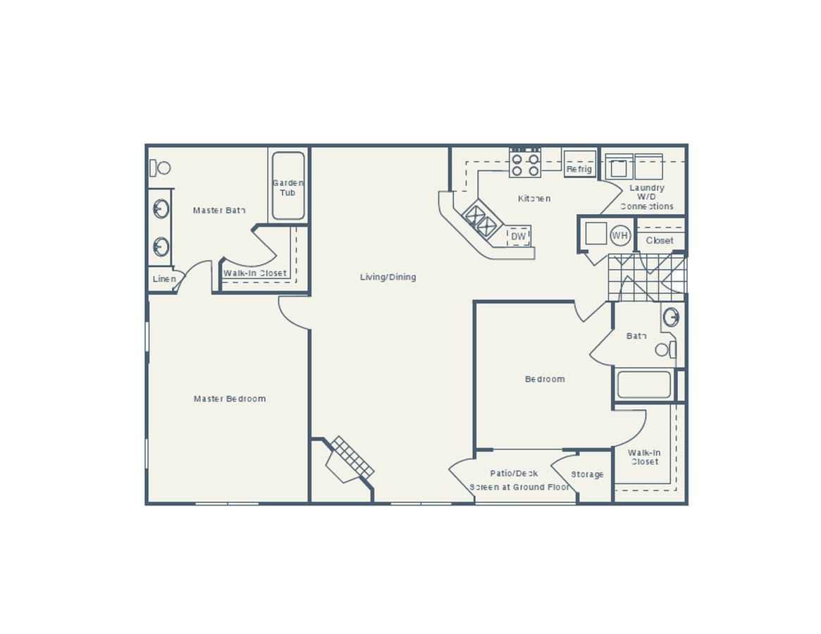 B2: 2 Bed 2 Bath - B2: 2 Bed 2 Bath Unidad 7726-L