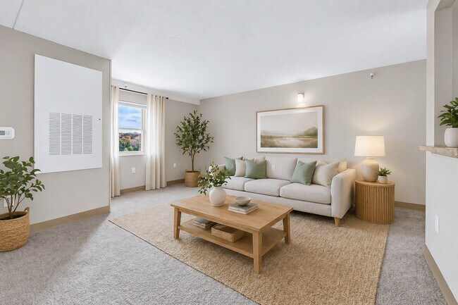 Open Floor Plan Living Space at Musicians Towers