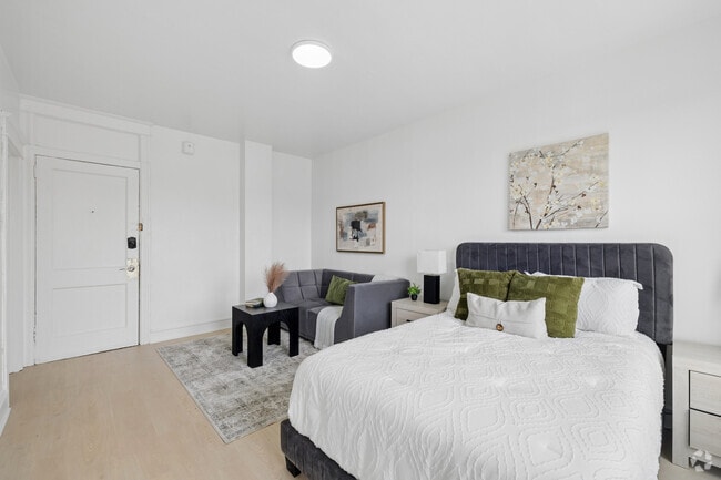 Studio - 450SF - Living Room - Belmont Place