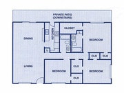 3BR/2BA