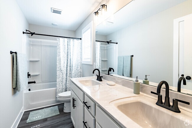 2BR, 2.5BA - 1300SF - First Bathroom