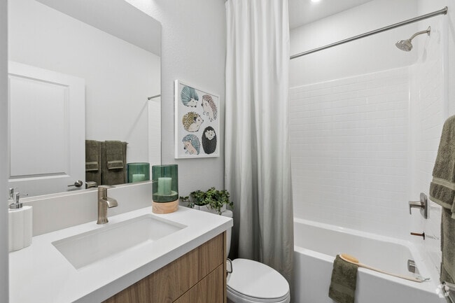 Plan 2A - 3BR, 2.5BA - 1,388SF - Bathroom