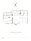 Three Bedroom/Three Bath - 1286sf
