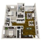 Palisade 2 BR 2 BA | 1065 sf