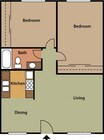 Plano de planta 2X1 Thornbridge