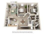 2 dormitorios | 2 baños | 1007 pies cuadrados | Garaje adjunto disponible