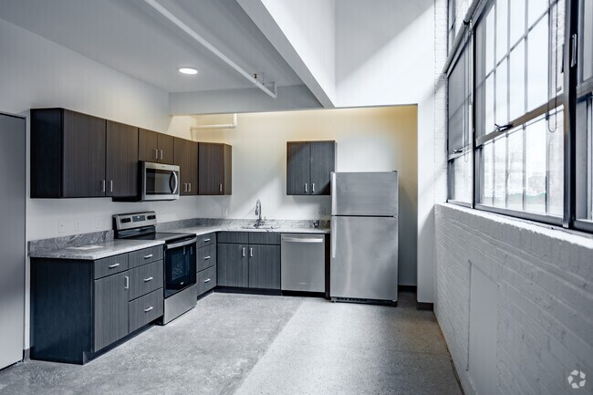 Unit 115 - 1BR, 1BA - 823SF - Kitchen - Bowstring Lofts
