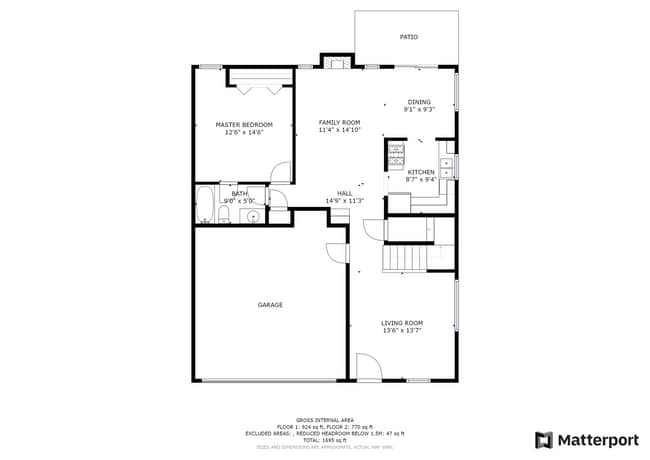 Photo - Perfect location 3 bed 2 bath with fenced in back yard and two car garage!