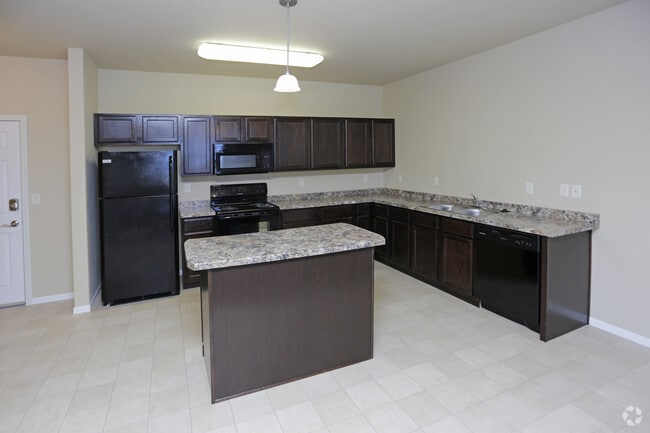 One Bedroom Kitchen - Burlington Apartments