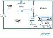 1BR/1BA