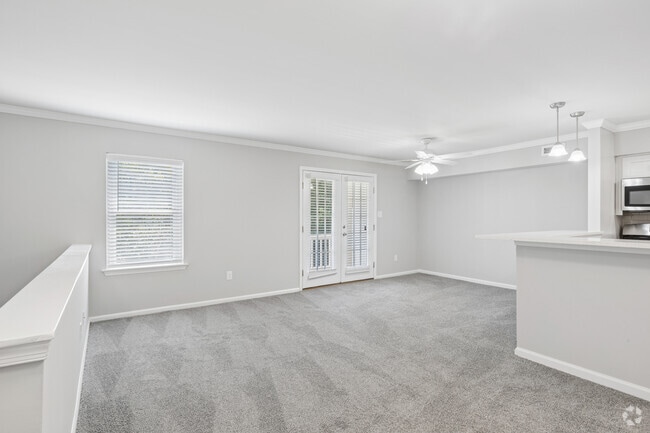 The Cambridge - 2BR, 1BA - 1,000SF - Living Room