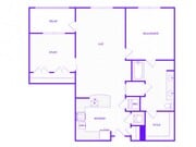 The Joel | 1 bed 1 bath | 1084 sq ft