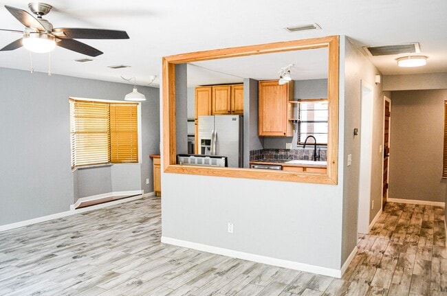 Photo - Check out this huge private fenced back yard at this Timberlane home!