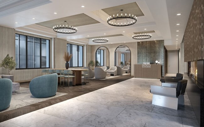 Gorgeous Views From Furnished Studio in Luxury Building
