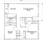 2BR/1BA