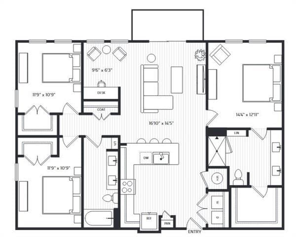 Photo - 650 E Sycamore St Unit 1301