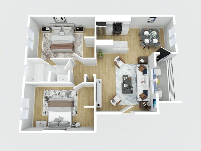 Photo - Washington Court Apartments- Newly Renovated Unit 3854-06