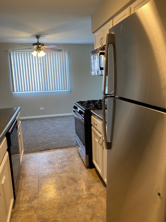 kitchen and dining room - 1442 Carriage Ln Unit #6