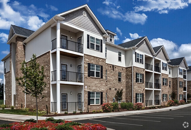 Exterior of residential buildings at Retreat at the Park apartments for rent - The Retreat at the Park Rental