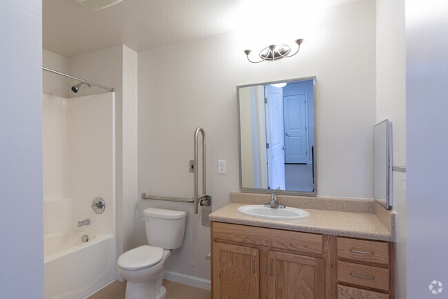 2BR, 2BA - 950 SF - Mintbrook Senior Apartments