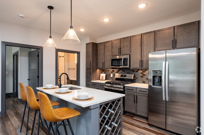 2BR, 2BA - 1,316SF - Kitchen - Overture at Proscenium Apartments