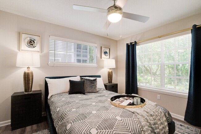 Bedroom with Large Window