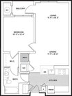 1C floor plan Esplanade at National Harbor