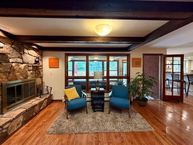 Photo - Fully Furnished Rockmont Heights Home with Sunroom, Multiple Fireplaces & Private Yard