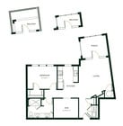 A1U floor plan The Hartley at Blue Hill