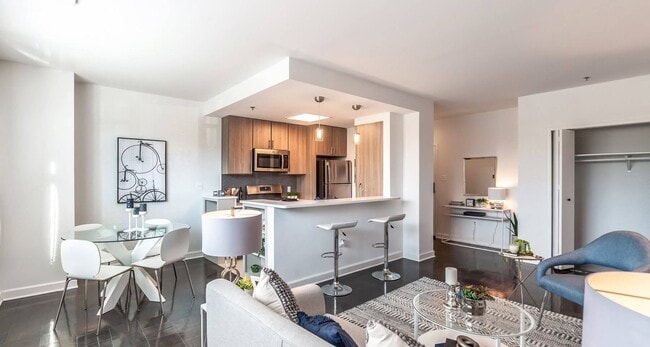 Original, select features have been carefully preserved for their warmth and charm and paired with contemporary, modern elements designed for comfortable living.
