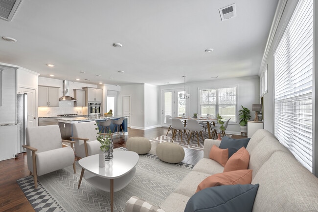 Open Concept Living Space - 316 Long Pier St