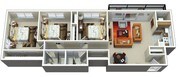 3BR/2BA