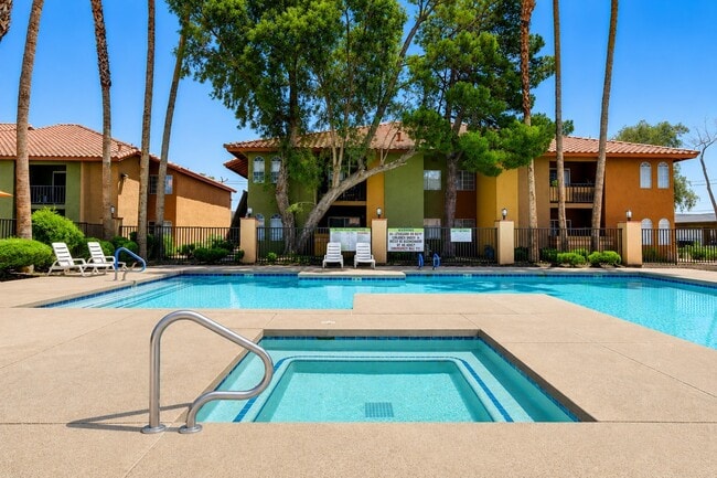 Relax by the inviting pool at Hidden Cove, where stylish living meets resort-style amenities. Enjoy sunny days by the water or unwind in the soothing spa. Don't miss the chance to elevate your lifestyle—schedule a visit today!