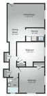 2 BR/1BA C