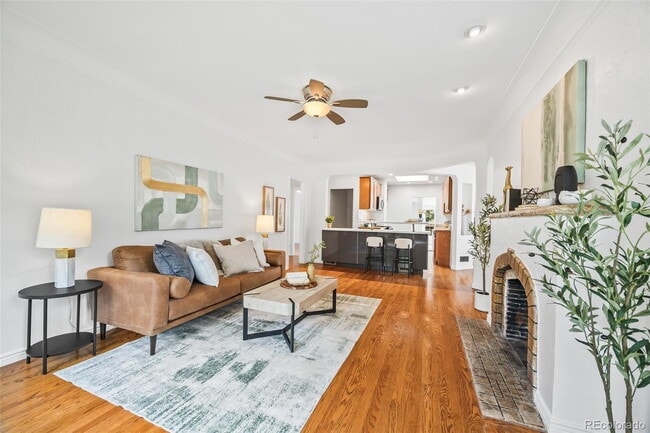 Photo - "Spacious 5-Bedroom Gem with Hardwood Floors & Cozy Fireplace in Denver's Heart!"