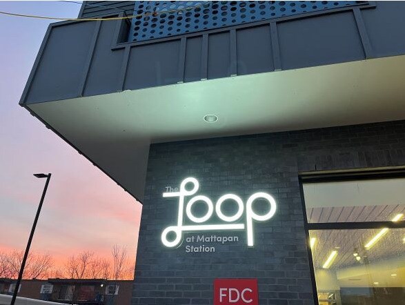 Building Sign The Loop at Mattapan Station - The Loop at Mattapan Station