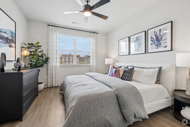 2BR, 2BA - 1,172SF - Primary Bedroom