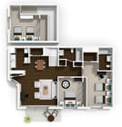 The Townhouse - Standard Suite Floorplan