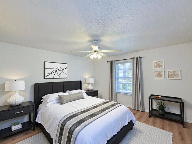 Photo - Charming and spacious one bedroom upstairs unit located in the courtyard by Clear Lake. New paint...